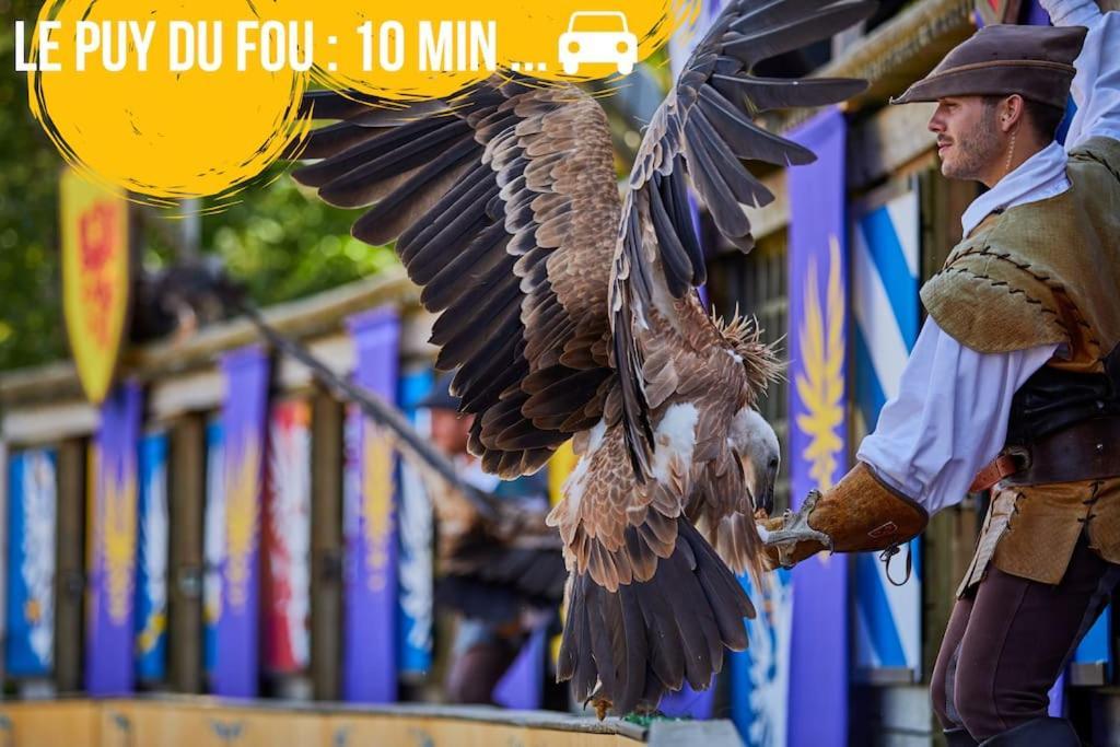 Ferienwohnung Puy Du Fou Les Herbiers Exterior foto