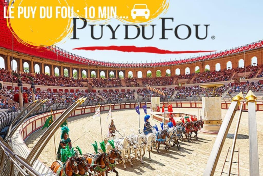 Ferienwohnung Puy Du Fou Les Herbiers Exterior foto